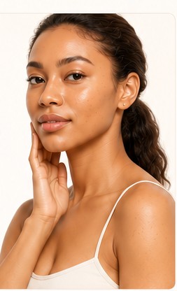 Woman with healthy skin