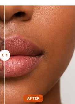 Lips after treatment