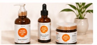 Skin Glow Up product routine