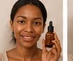 Customer holding Skin Glow Up product